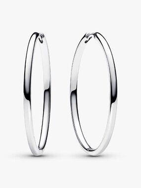 Pandora Moments 40 mm Charm Hoop Earrings
